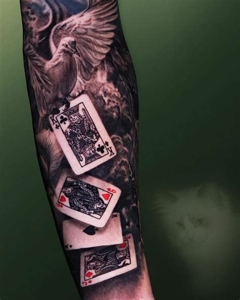 playing card tattoos